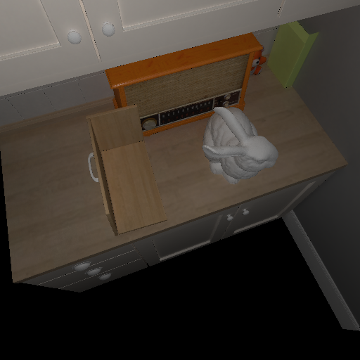 Kitchen rendered image from direct illumination