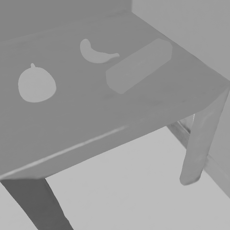 Coffee table roughness estimated by Ours