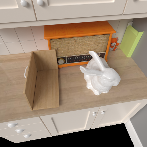 Kitchen synthetic input rendering under natural illumination