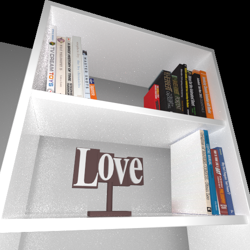 Shelf synthetic input rendering under co-located light and camera